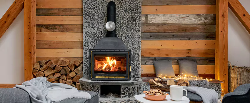 Thelin Hearth Products Direct Vent Gas Stove Fireplace Inspection in Fort Hunt, Virginia